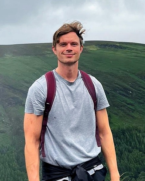 Morgan Cashin, chartered accountant (ACA) and founder of FoundrBooks, photographed in the Wicklow Mountains
